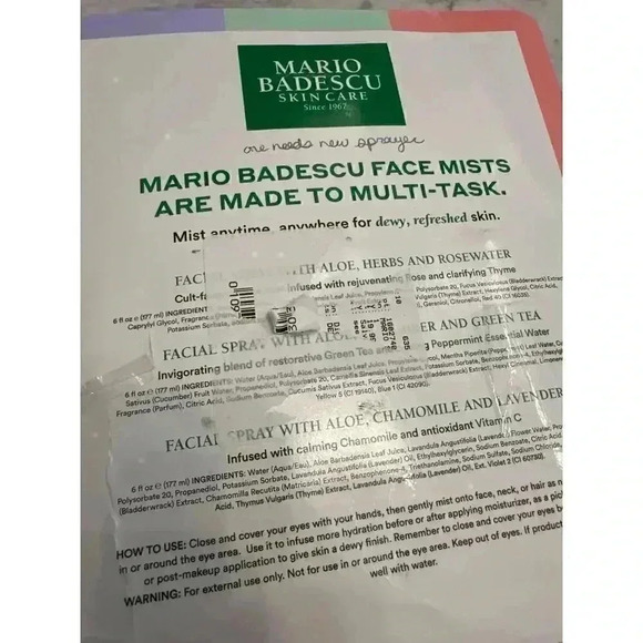 Mario Badescu Skincare Face Mist - 6 fl oz Set of 3 - Picture 4 of 4